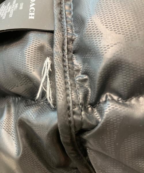 COACH（コーチ）COACH (コーチ) ダウンコート ブラック サイズ:Sの古着・服飾アイテム