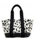 PORTER（ポーター）の古着「アニマル柄 ハンドバッグ」｜ブラック×ホワイト