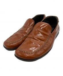 PRADA（プラダ）の古着「ローファー」｜ブラウン