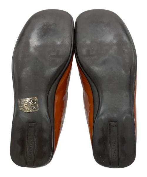 PRADA（プラダ）PRADA (プラダ) ローファー ブラウン サイズ:7 1/2の古着・服飾アイテム