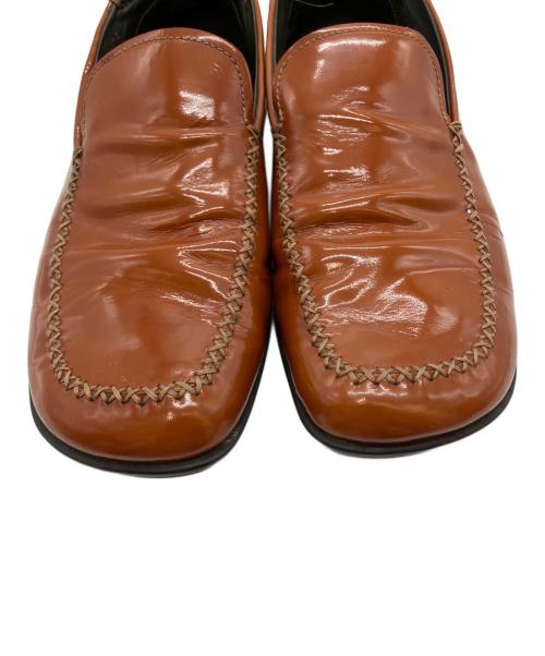 PRADA（プラダ）PRADA (プラダ) ローファー ブラウン サイズ:7 1/2の古着・服飾アイテム