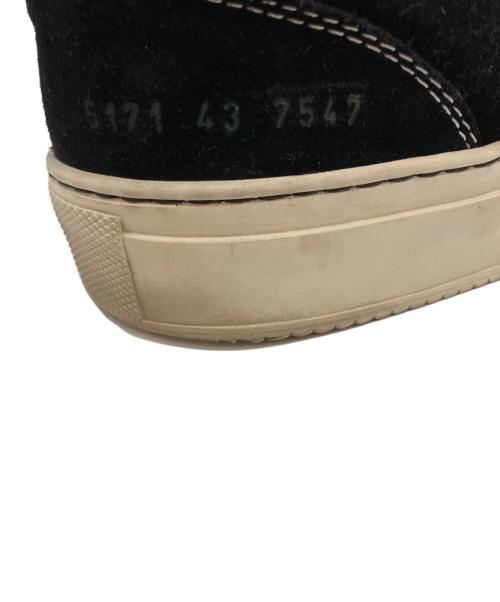 COMMON PROJECTS（コモンプロジェクツ）COMMON PROJECTS (コモンプロジェクツ) Cap Toe Suede Sneaker スウェード ローカットスニーカー ブラック サイズ:43の古着・服飾アイテム