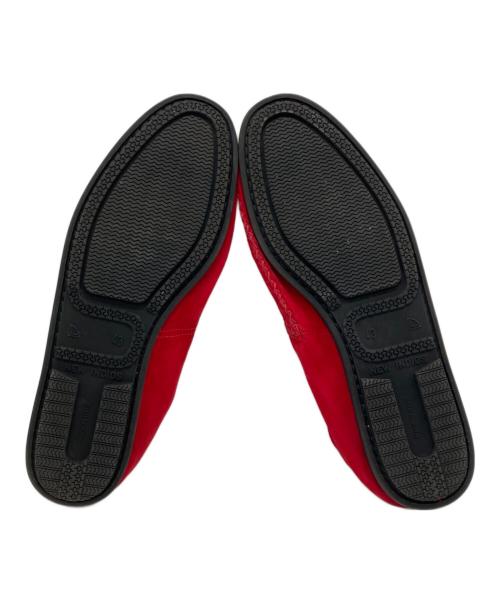 FERRANTE VIAGGIO（フェランテ ヴィアッジョ）FERRANTE VIAGGIO (フェランテ ヴィアッジョ) TAO スエード スリッポン レッド サイズ:43の古着・服飾アイテム