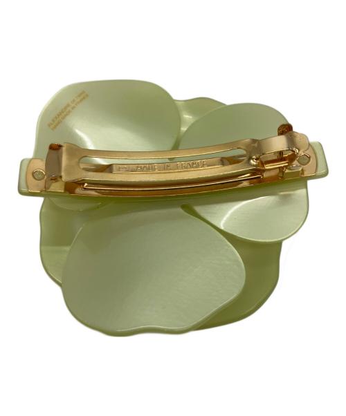 ALEXANDRE de Paris（アレクサンドルドゥパリ）ALEXANDRE de Paris (アレクサンドルドゥパリ) バレッタ 黄緑の古着・服飾アイテム