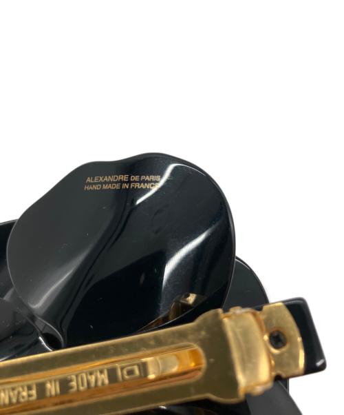 ALEXANDRE de Paris（アレクサンドルドゥパリ）ALEXANDRE de Paris (アレクサンドルドゥパリ) バレッタ ホワイト×ブラックの古着・服飾アイテム