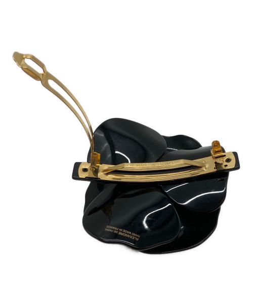 ALEXANDRE de Paris（アレクサンドルドゥパリ）ALEXANDRE de Paris (アレクサンドルドゥパリ) バレッタ ホワイト×ブラックの古着・服飾アイテム