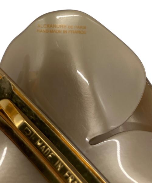 ALEXANDRE de Paris（アレクサンドルドゥパリ）ALEXANDRE de Paris (アレクサンドルドゥパリ) バレッタ チャコールグレーの古着・服飾アイテム