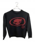 HEAVEN CAN WAITヘブンキャンウェイト）の古着「厚手ニット」｜ブラック