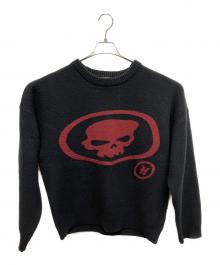 HEAVEN CAN WAIT（ヘブンキャンウェイト）の古着「厚手ニット」｜ブラック