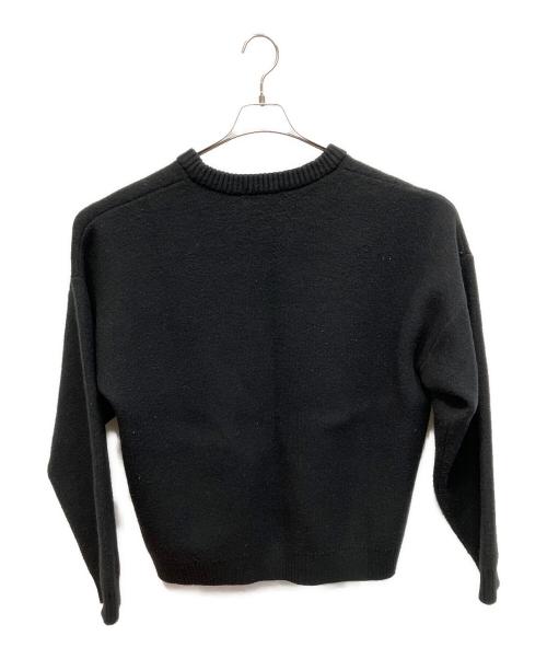 HEAVEN CAN WAIT（ヘブンキャンウェイト）HEAVEN CAN WAIT (ヘブンキャンウェイト) 厚手ニット ブラック サイズ:XLの古着・服飾アイテム