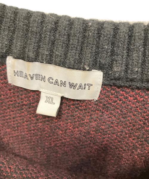 HEAVEN CAN WAIT（ヘブンキャンウェイト）HEAVEN CAN WAIT (ヘブンキャンウェイト) 厚手ニット ブラック サイズ:XLの古着・服飾アイテム