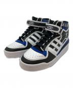 adidas Originalsアディダスオリジナル）の古着「FORUM MID ミッドカットスニーカー」｜ブルー×ホワイト