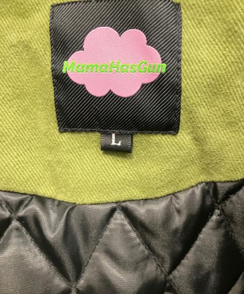 mamahasgun（ママズ・ガン）mamahasgun (ママズ・ガン) ワークジャケット オリーブ サイズ:Lの古着・服飾アイテム