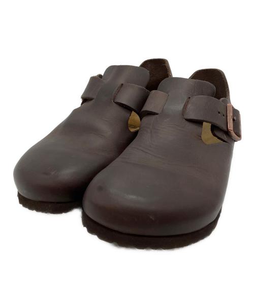 BIRKENSTOCK（ビルケンシュトック）BIRKENSTOCK (ビルケンシュトック) ロンドン レザーサンダル ブラウン サイズ:24.5㎝の古着・服飾アイテム