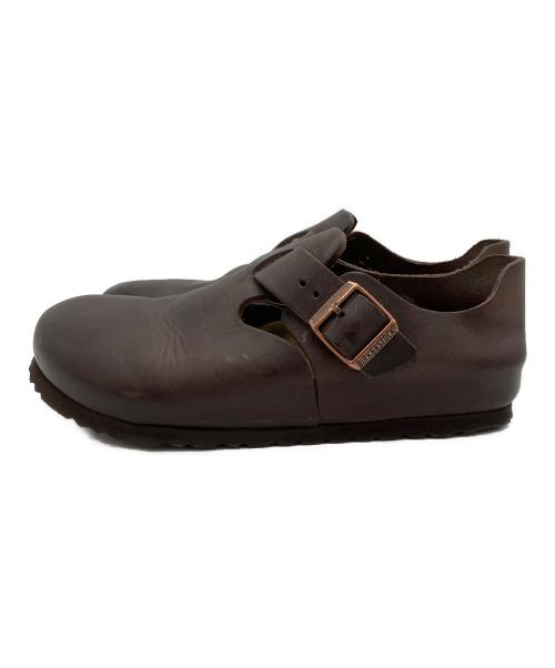 BIRKENSTOCK（ビルケンシュトック）BIRKENSTOCK (ビルケンシュトック) ロンドン レザーサンダル ブラウン サイズ:24.5㎝の古着・服飾アイテム