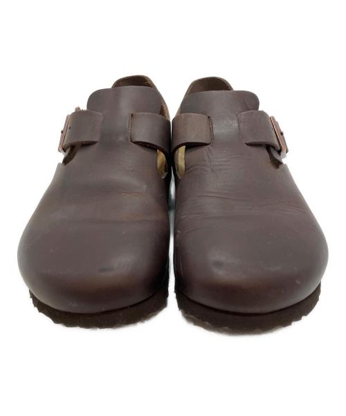 BIRKENSTOCK（ビルケンシュトック）BIRKENSTOCK (ビルケンシュトック) ロンドン レザーサンダル ブラウン サイズ:24.5㎝の古着・服飾アイテム