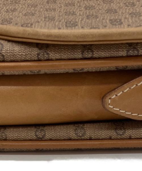 GUCCI（グッチ）GUCCI (グッチ) OLD GUCCI ショルダーバッグ ブラウンの古着・服飾アイテム