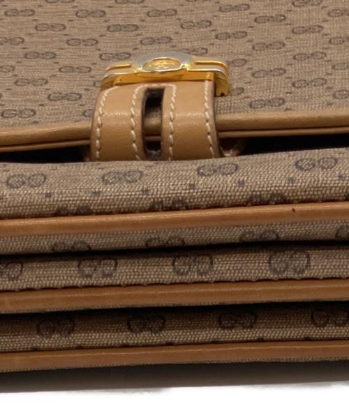 GUCCI（グッチ）GUCCI (グッチ) OLD GUCCI ショルダーバッグ ブラウンの古着・服飾アイテム