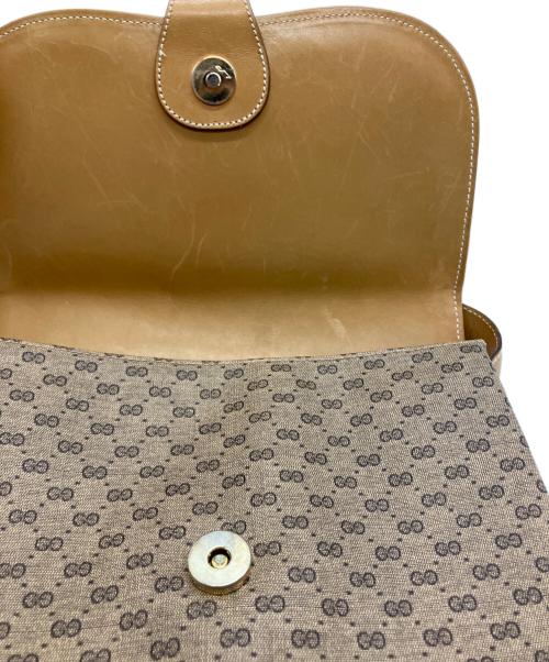GUCCI（グッチ）GUCCI (グッチ) OLD GUCCI ショルダーバッグ ブラウンの古着・服飾アイテム
