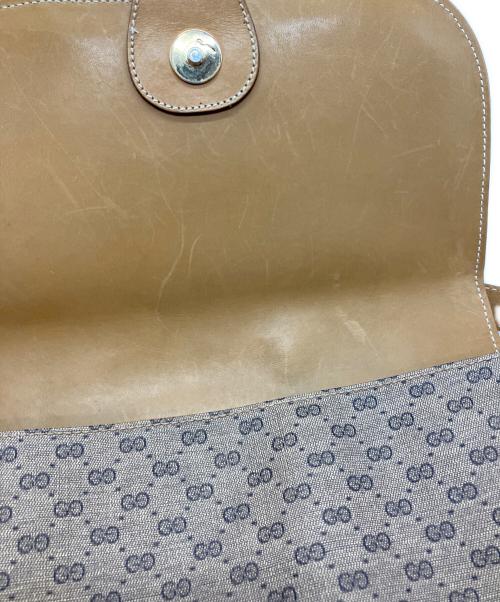 GUCCI（グッチ）GUCCI (グッチ) OLD GUCCI ショルダーバッグ ブラウンの古着・服飾アイテム