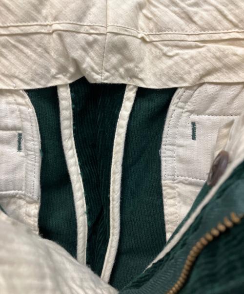 POLO RALPH LAUREN（ポロ・ラルフローレン）POLO RALPH LAUREN (ポロ・ラルフローレン) 総柄 刺繍 コーデュロイパンツ グリーン サイズ:W34の古着・服飾アイテム
