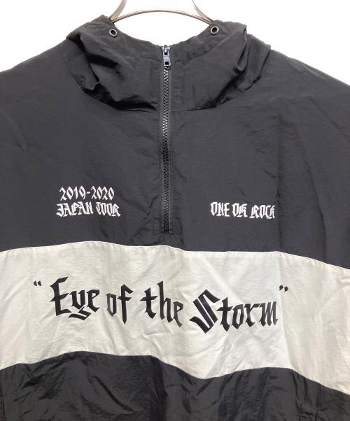 ONE OK ROCK（ワンオクロック）ONE OK ROCK (ワンオクロック) 2019-2020 Eye of the Storm ハーフジップパーカー ブラック サイズ:Lの古着・服飾アイテム