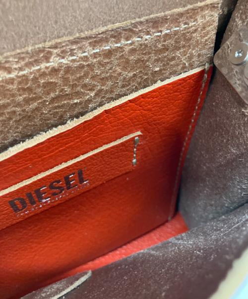 DIESEL（ディーゼル）DIESEL (ディーゼル) CRUST 2WAYバッグ オレンジの古着・服飾アイテム