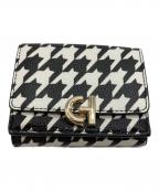 COLE HAANコールハーン）の古着「3つ折り財布」｜ブラック×ホワイト