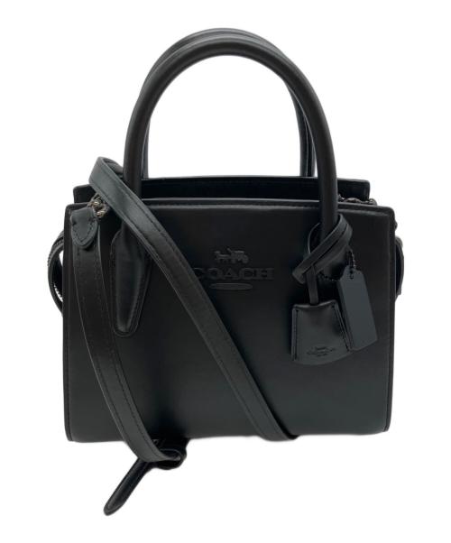 COACH（コーチ）COACH (コーチ) アンドレア キャリーオール 2WAYバッグ ブラックの古着・服飾アイテム