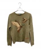 POLO RALPH LAURENポロ・ラルフローレン）の古着「鴨柄 ニット」｜カーキ