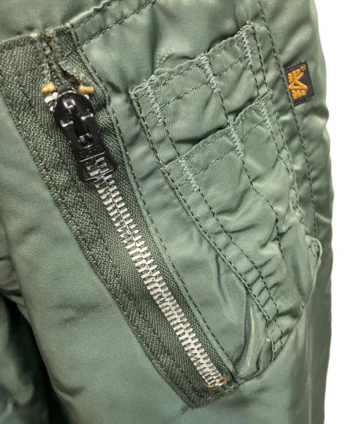ALPHA（アルファ）ALPHA (アルファ) MA-1ジャケット カーキ サイズ:XLの古着・服飾アイテム