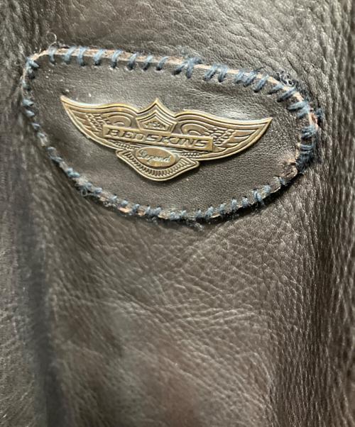 RED SKINS（レッドスキンズ）RED SKINS (レッドスキンズ) レザー フライトジャケット ブラウン サイズ:XLの古着・服飾アイテム