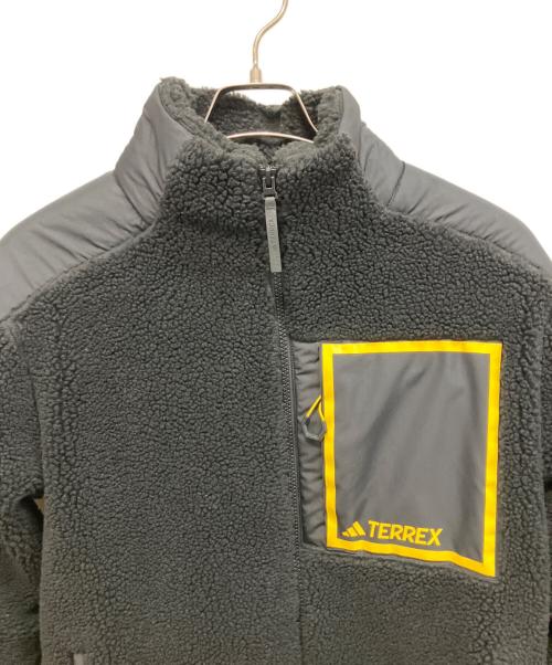 adidas（アディダス）adidas (アディダス) TERREX NAT.GEO シェルパジャケット ボアジャケット ブラック サイズ:Mの古着・服飾アイテム