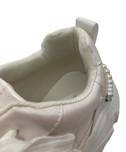 OLIVE des OLIVE（オリーブデオリーブ）OLIVE des OLIVE (オリーブデオリーブ) HELLO KITTY (ハローキティ) エンゼルキティ スニーカー ホワイト×ピンク サイズ:24.5㎝の古着・服飾アイテム