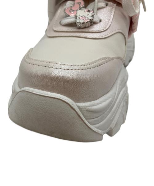 OLIVE des OLIVE（オリーブデオリーブ）OLIVE des OLIVE (オリーブデオリーブ) HELLO KITTY (ハローキティ) エンゼルキティ スニーカー ホワイト×ピンク サイズ:24.5㎝の古着・服飾アイテム