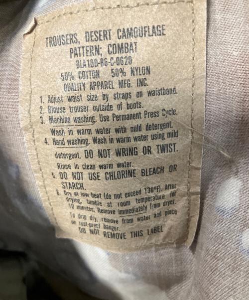 US ARMY（ユーエスアーミー）US ARMY (ユーエスアーミー) 80s 86年製 デザートカモショートカーゴパンツ ベージュ サイズ:XSの古着・服飾アイテム