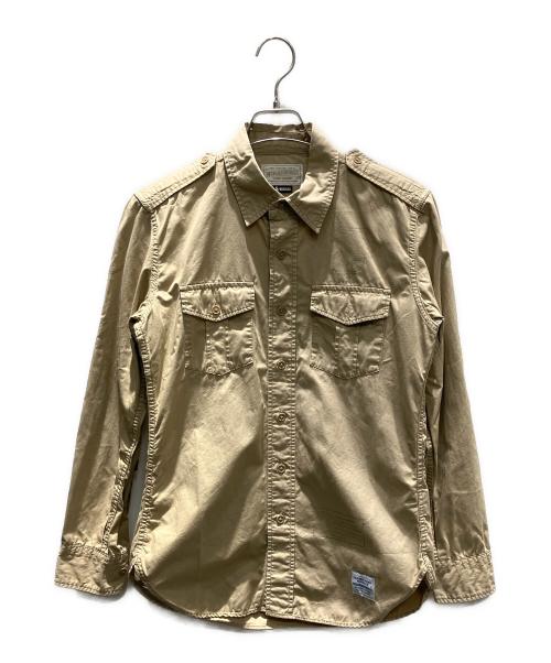 NEIGHBORHOOD（ネイバーフッド）NEIGHBORHOOD (ネイバーフッド) ミリタリー 長袖シャツ ベージュ サイズ:Sの古着・服飾アイテム