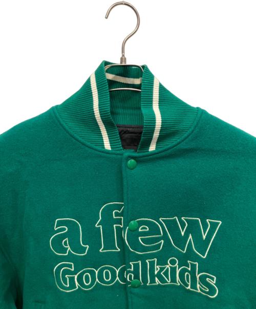 A FEW GOOD KIDS（アフューグッドキッズ）A FEW GOOD KIDS (アフューグッドキッズ) スタジャン グリーン サイズ:Mの古着・服飾アイテム
