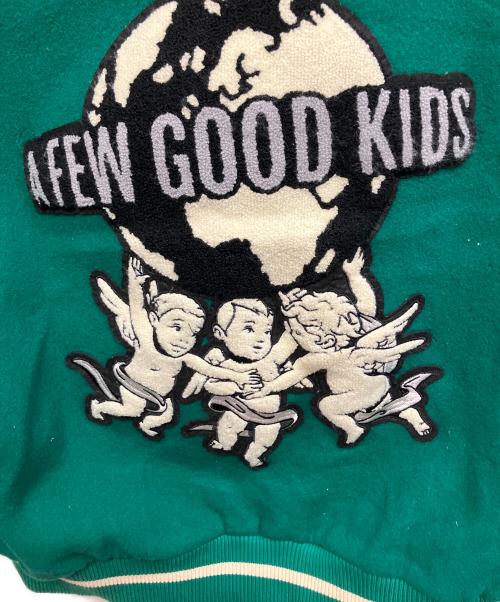 A FEW GOOD KIDS（アフューグッドキッズ）A FEW GOOD KIDS (アフューグッドキッズ) スタジャン グリーン サイズ:Mの古着・服飾アイテム
