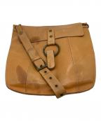 GAPギャップ）の古着「00sレザーショルダーバッグ」｜ブラウン