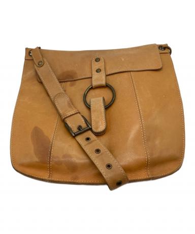 中古・古着通販】GAP (ギャップ) 00sレザーショルダーバッグ ブラウン