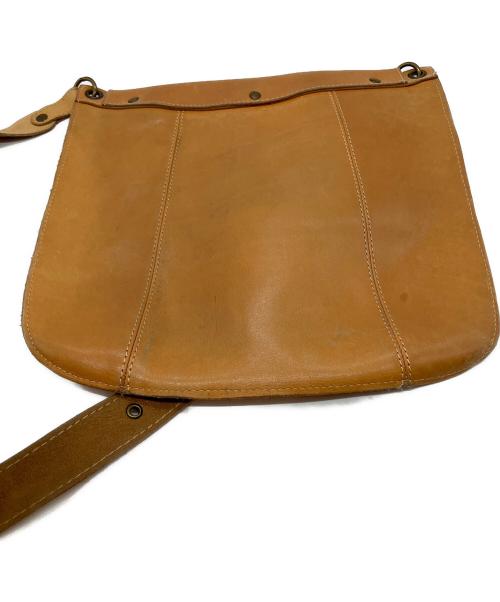 GAP（ギャップ）GAP (ギャップ) 00sレザーショルダーバッグ ブラウンの古着・服飾アイテム