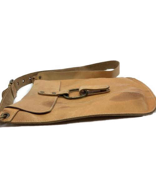 GAP（ギャップ）GAP (ギャップ) 00sレザーショルダーバッグ ブラウンの古着・服飾アイテム