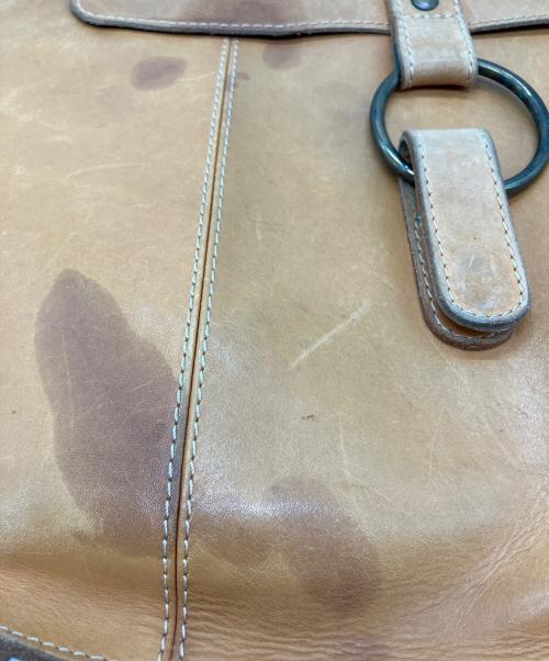 GAP（ギャップ）GAP (ギャップ) 00sレザーショルダーバッグ ブラウンの古着・服飾アイテム