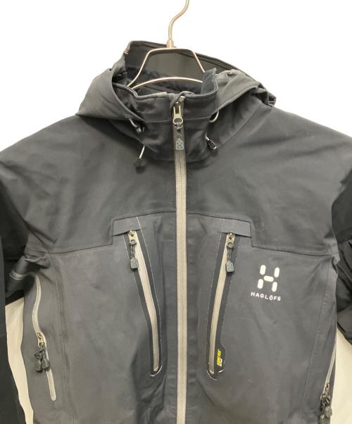 HAGLOFS（ホグロフス）HAGLOFS (ホグロフス) ゴアテックス マウンテンパーカー ブラック サイズ:Mの古着・服飾アイテム