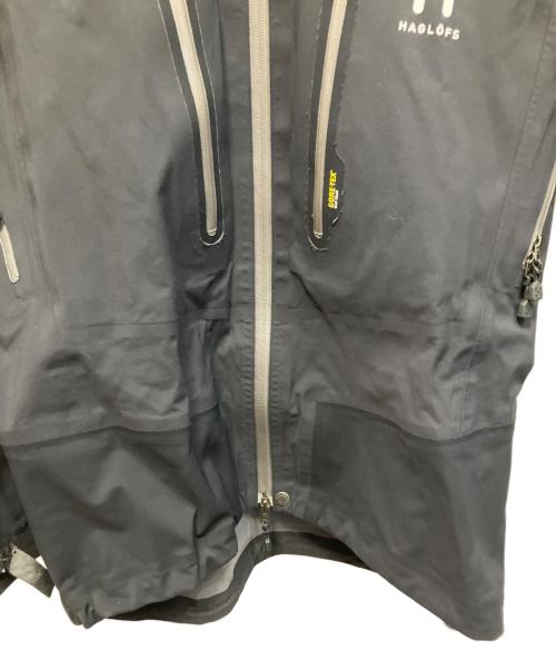 HAGLOFS（ホグロフス）HAGLOFS (ホグロフス) ゴアテックス マウンテンパーカー ブラック サイズ:Mの古着・服飾アイテム