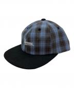 SUPREMEシュプリーム）の古着「Script Logo 6-Panel Cap キャップ」｜Blue Plaid