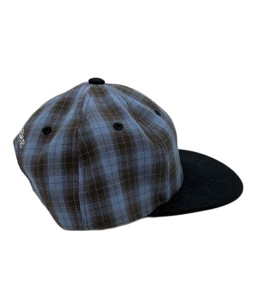 SUPREME（シュプリーム）SUPREME (シュプリーム) Script Logo 6-Panel Cap キャップ Blue Plaidの古着・服飾アイテム