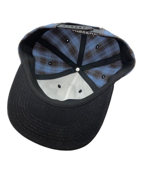SUPREME（シュプリーム）SUPREME (シュプリーム) Script Logo 6-Panel Cap キャップ Blue Plaidの古着・服飾アイテム