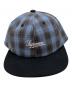 SUPREME (シュプリーム) Script Logo 6-Panel Cap キャップ Blue Plaid：12000円